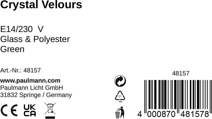 Produktbild Pauleen Crystal Velours (E14)
