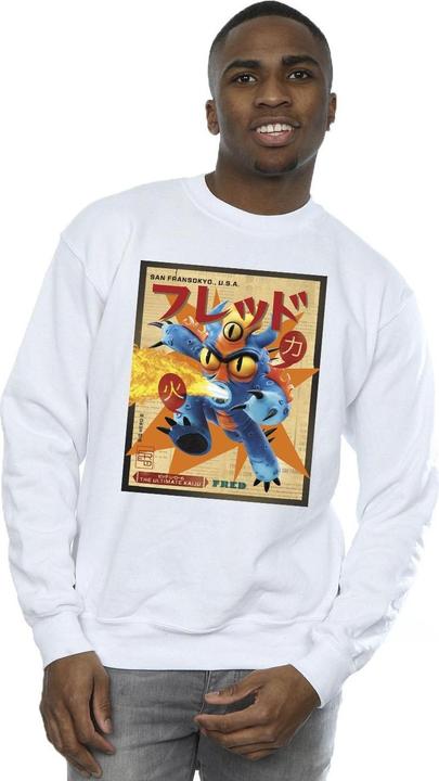 Produktbild Disney Big Hero 6 Baymax Fred Newspaper Sweatshirt (M)