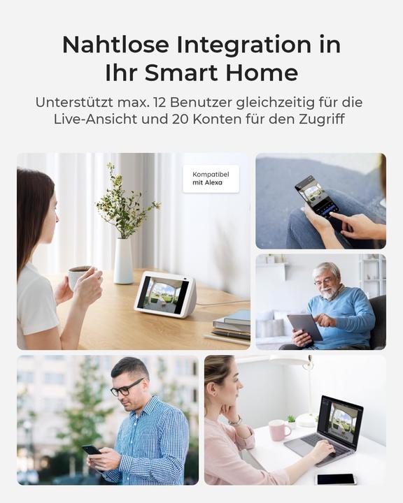 Produktbild Reolink D340B 2K+ WiFi Video Doorbell (WLAN)