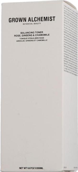 Immagine prodotto Grown Alchemist GROWN Beauty - Tonico equilibrante: rosa, ginseng e camomilla (Panni pulizia, 200 ml)