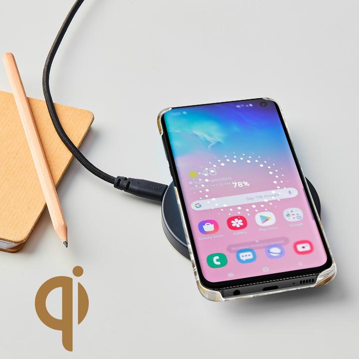 Produktbild iDeal Of Sweden Platinum Leaves (Samsung Galaxy S10e)