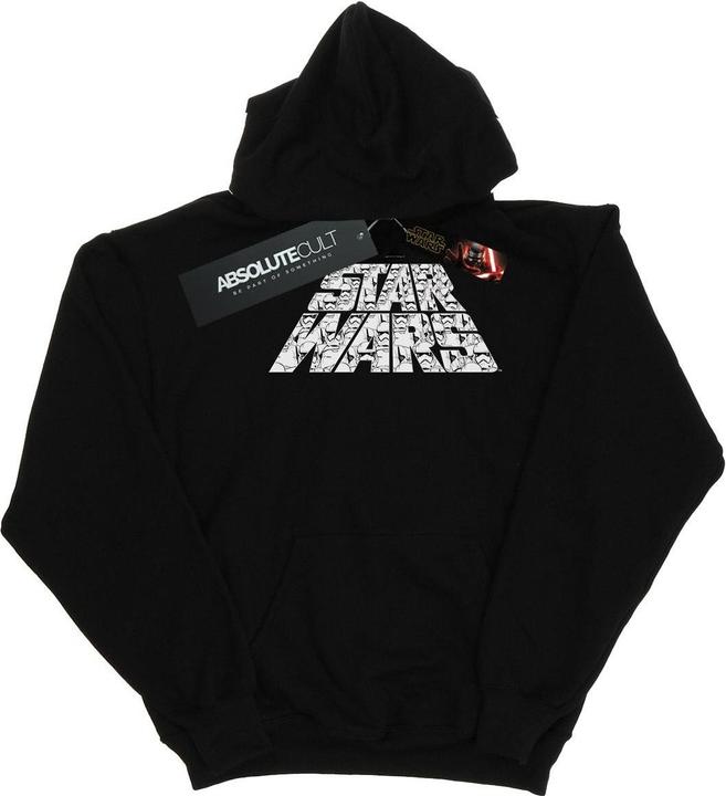 Immagine prodotto Star Wars The Rise Of Skywalker Trooper Filled Logo Felpa con Cappuccio Ragazzi (140, 146)