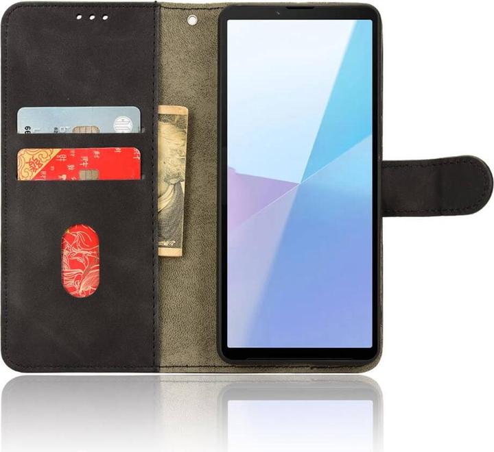 Actual product image Cover-Discount Sony Xperia 10 VI - Suede look case in vintage design (Sony Xperia 10 VI)