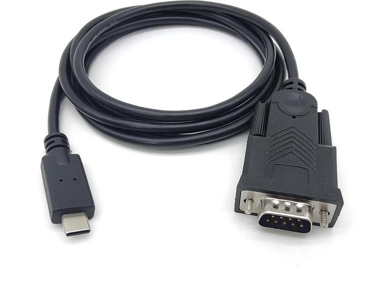 Produktbild equip USB Kabel USB-C to Serial (DB9) Cable, M/M, 1.5m (1.50 m, VGA)