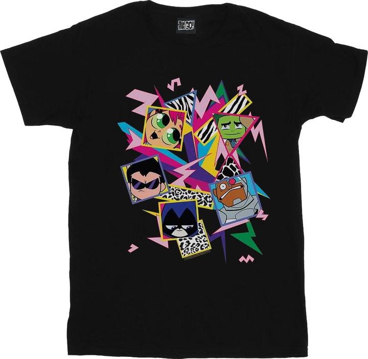 Image du produit - T-shirt TEEN TITANS GO 80S ICONS - Garçon (128)