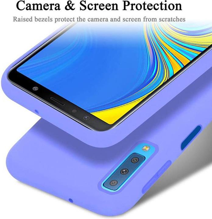 Actual product image Cadorabo TPU Liquid Silicone Case Cover (Samsung Galaxy A7 (2018))