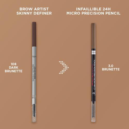Produktbild L'Oréal Paris Brow Artist Skinny Definer (108 Dark Brunette)