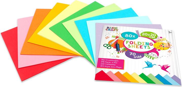Immagine prodotto Grafix Foglietti 20x20cm, 80 pezzi. (70 g/m², 80 x)