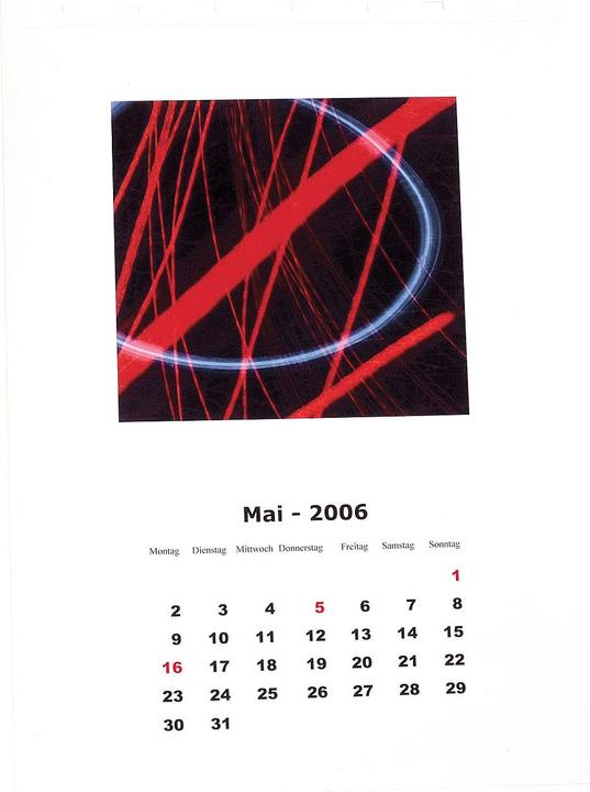 Produktbild Your Design Fotokalender-Set A4 hoch (140g/m²) (A4)