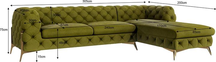 Actual product image Ropez Chelsea Bis (Corner sofa)
