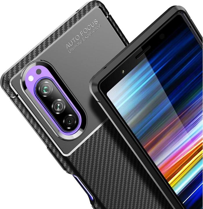 Image du produit Screenguard Sony Xperia 5 II Housse Design Carbone TPU Case (Sony Xperia 5 II)