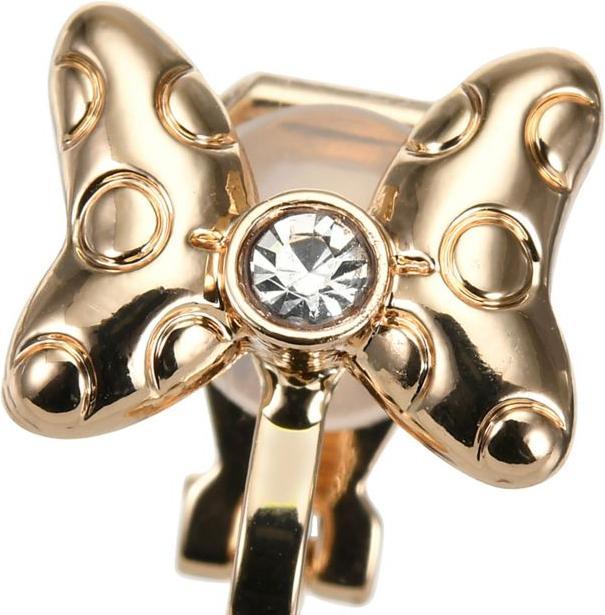 Image du produit Disney Minnie Ohrring (für ein Ohr) mit Punkteschleife (Alliage de zinc, Silicone, Laiton)