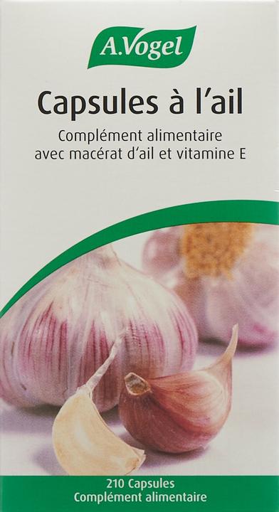 Actual product image A. Vogel VOGEL Garlic Capsules jar 210 (210 Piece, Capsules, 239 g)