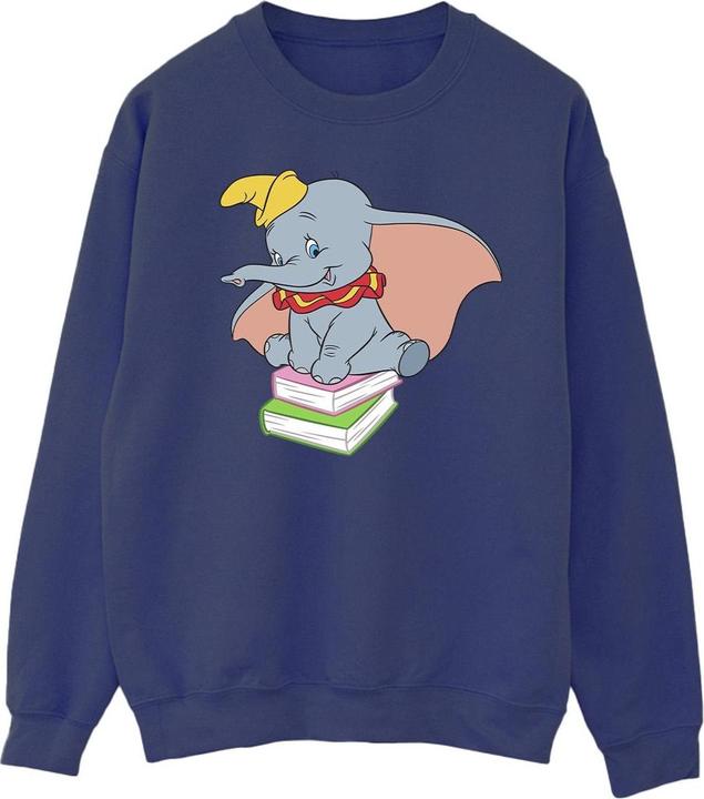 Immagine prodotto Disney Dumbo Sitting On Books Felpa Uomo (XXL)