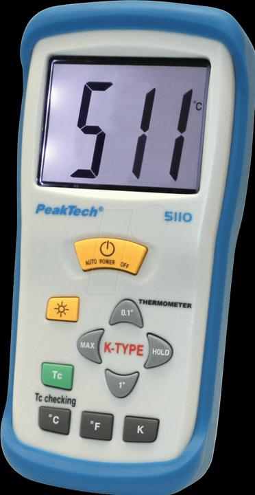 Actual product image Peaktech Thermometer 1x -50...+1300 °C ( 5110) (Thermometers)