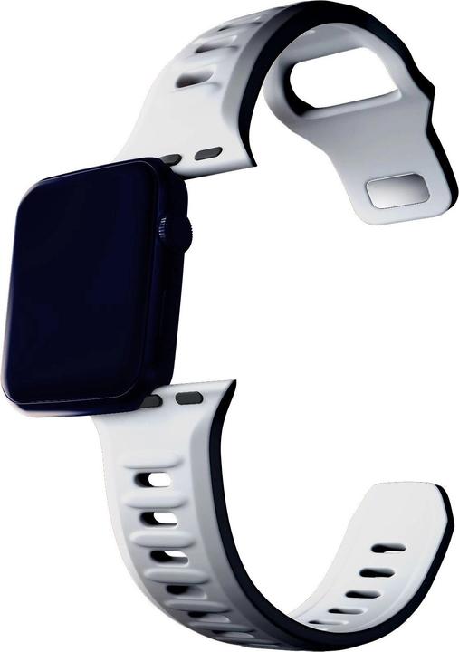 Immagine prodotto 3MK Cinturino in silicone biały/white dla Apple Watch 42/44/45/49mm (Silicone, Acciaio inossidabile)