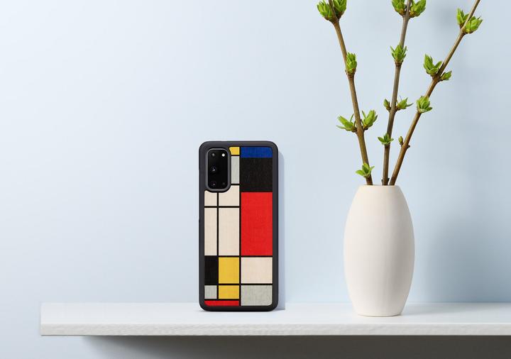 Produktbild Man&Wood case for Galaxy S20 mondrian wood black (Samsung Galaxy S20+)