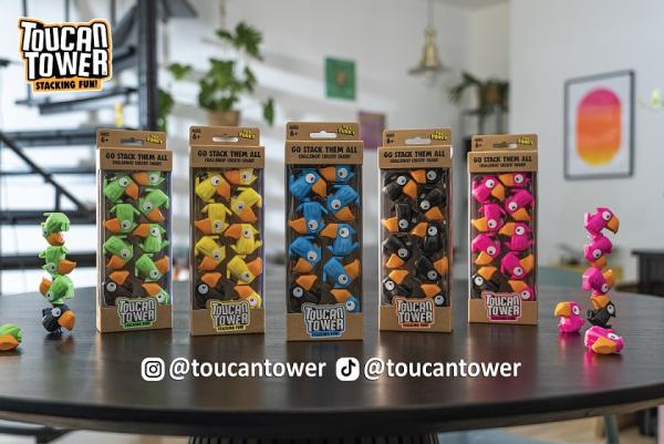 Actual product image Fun trading Toucan Tower® Stacking Fun