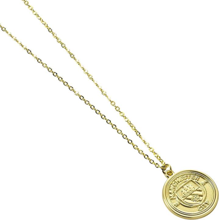 Immagine prodotto Manchester City FC Color Oro Stemma Collana e Ciondolo (100% materiale sintetico)