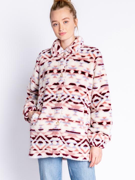 Produktbild Pj Salvage Sweatjacke Cozy Shacket (M)
