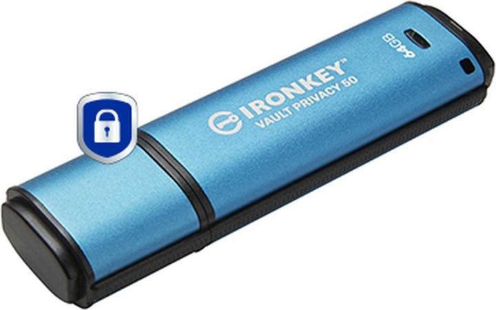 Produktbild Kingston IronKey Vault Privacy 50 (64 GB, USB-A, USB 3.2)