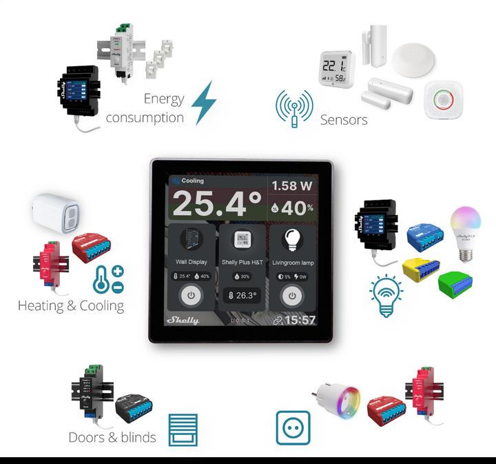 Actual product image Shelly Wall Display