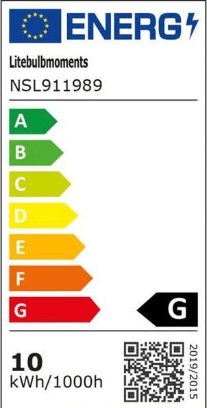 Energy Label Nordic Smartlight Lite Bulb Moments 12m Smart Outdoor Light Chain - 25 x Globe Facets (1.20 m)