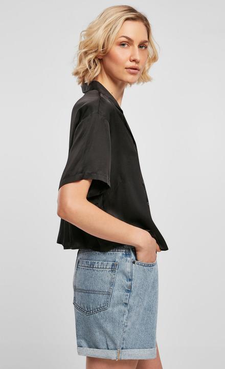 Image du produit Urban Classics Ladies Viscose Satin Resort Shirt (5XL)