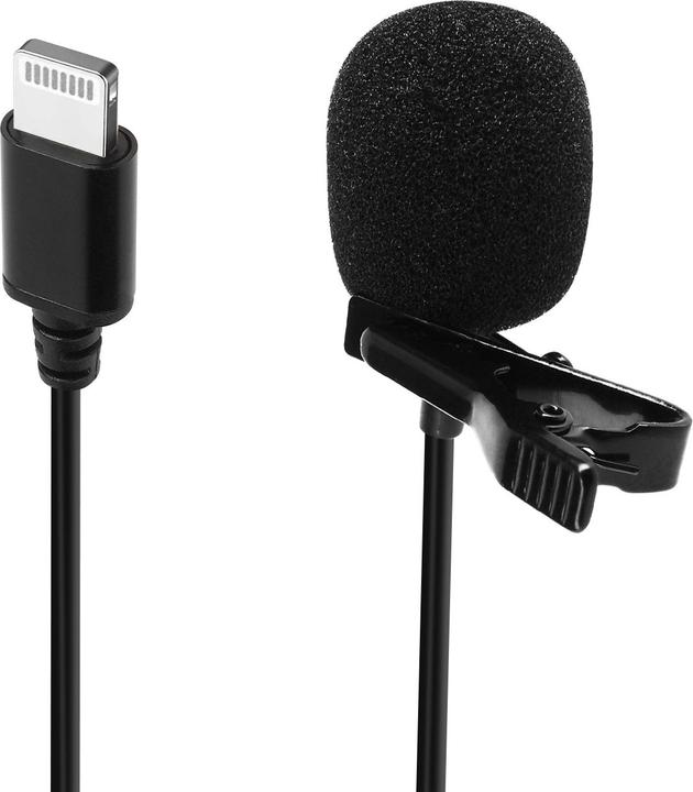 Image du produit Puluz Microphone cravate avec connecteur Lightning
