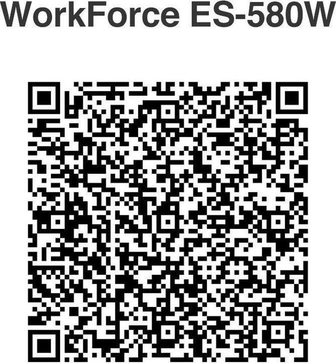 Actual product image Epson WorkForce ES-580W (USB, WLAN, USB host)