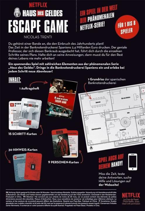 Actual product image Jumbo House of money Escape (German)