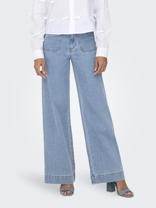 Immagine prodotto Only ONLMADELINE Hohe Taille Weiter Beinschnitt Jeans Jeans mit weitem Bein (32)
