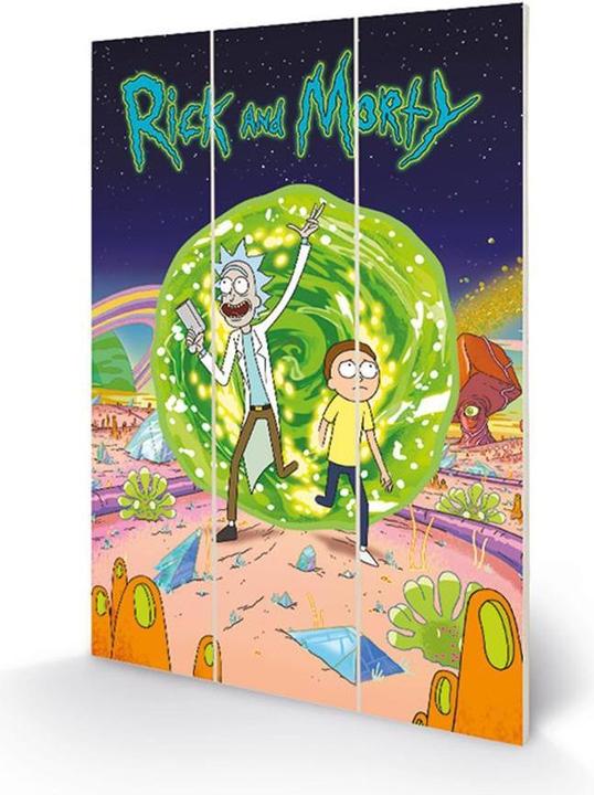Actual product image Rick And Morty Mural Portal