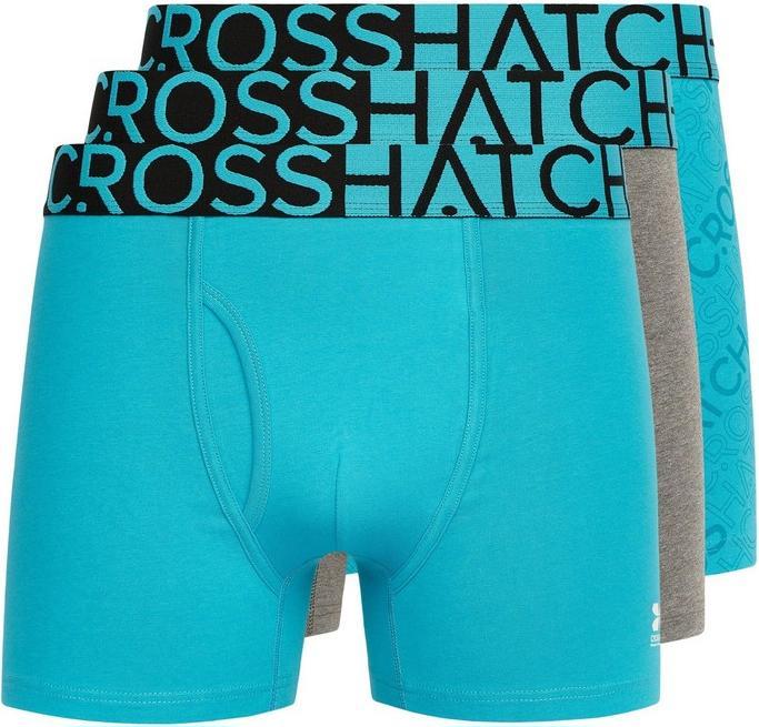 Crosshatch Mens Typan Boxer Shorts (Pack of 3)