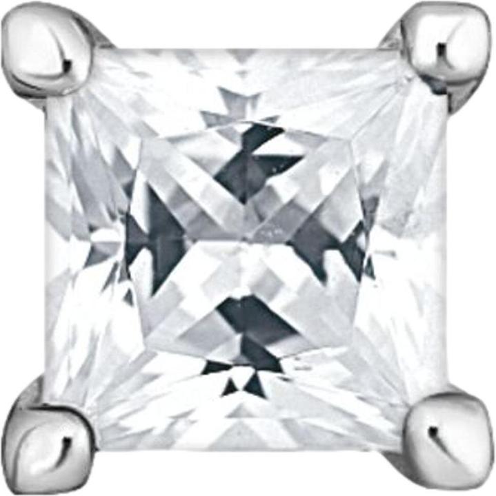 Image du produit Thomas Sabo Clou d'oreille simple pierre blanche argent (Argent 925)