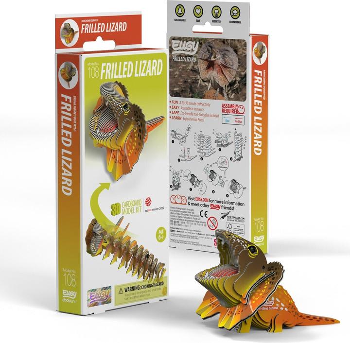 Produktbild Eugy 3D Bastelset Kragenechse (MQ6)