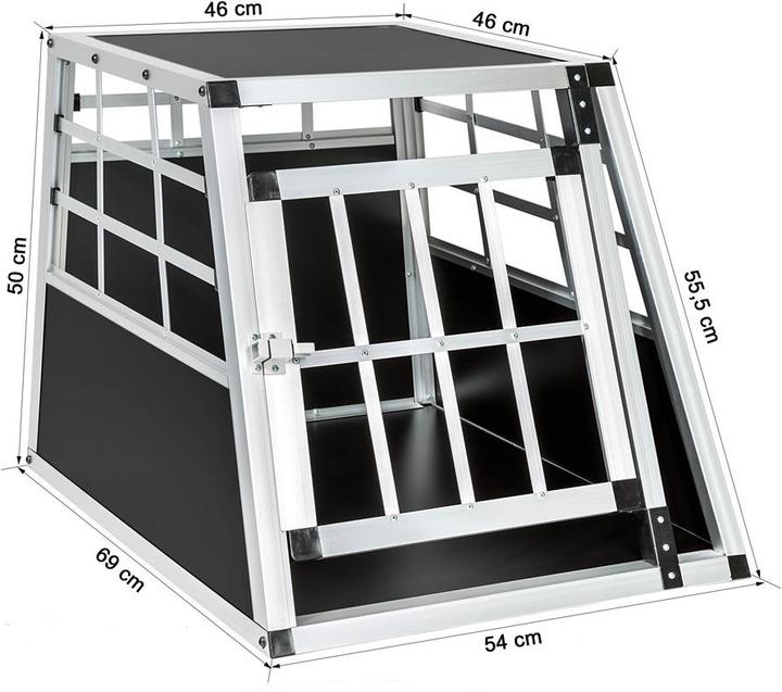 Produktbild tectake Hundetransportbox (Hund, Sicherheitsverschluss)