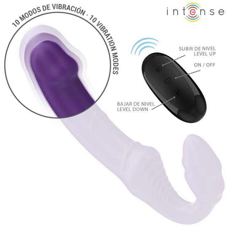 Immagine prodotto Intense Jill Doppelvibrator 20 cm Lila Fernbedienung