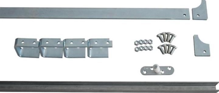 Produktbild HBS Laufschienen-Set 80785 Schienengrösse 30x5mm Stahl verzinkt 60 mm Rollen