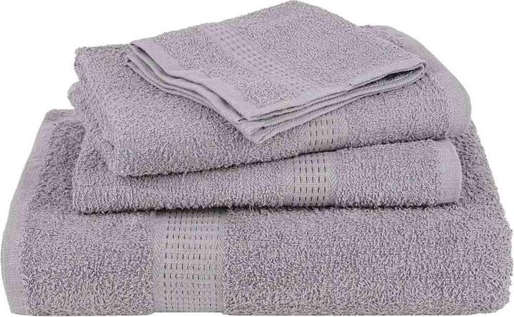 Immagine prodotto VidaXL Panni per il sapone 4 pz. Grigio 30x30 cm 360 g/m² 100% cotone Asciugamano (30 x 30 cm)