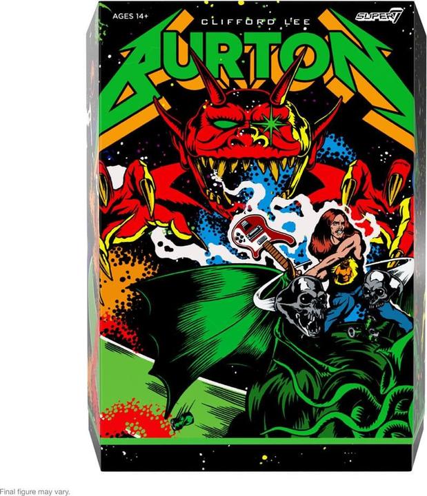 Produktbild Super7 Metallica Ultimates Actionfigur Wave 2 Cliff Burton 18 cm
