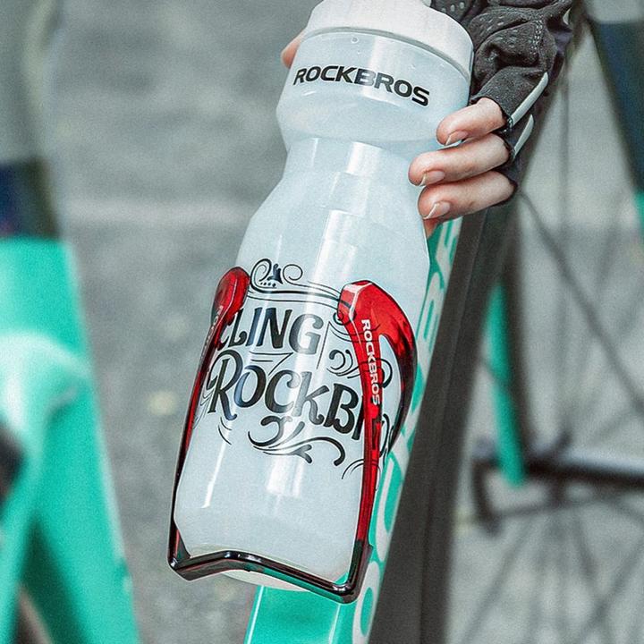 Immagine prodotto Rockbros FK338 supporto da bicicletta per borraccia - nero e rosso