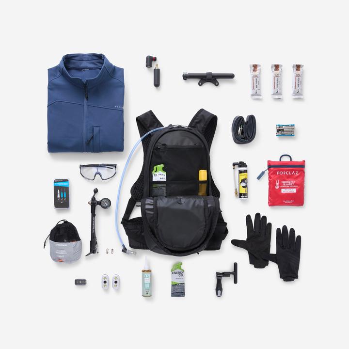 Produktbild Rockrider Trinkrucksack MTB 12 L/ 2 L Wasser schwarz (12 l)