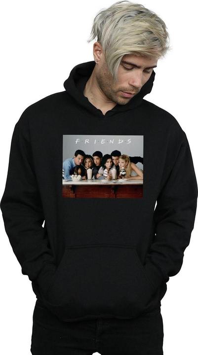 Actual product image Friends Mens Group Photo Milkshakes Hoodie (L)