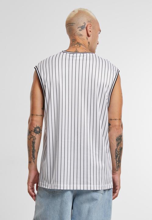 Actual product image Urban Classics Striped Mesh Tank Top - 166797 (S)
