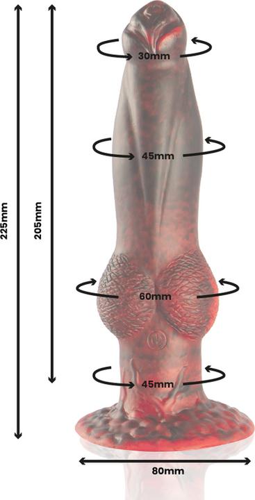 Image du produit Epic Prometheus Dildo Titan In Flames Télécommande Rechargeable