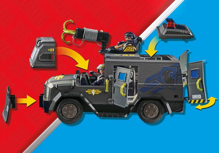 Actual product image Playmobil SWAT all-terrain vehicle (71144, Playmobil City Action)