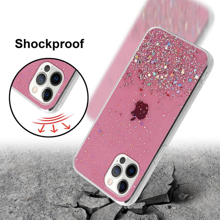Produktbild Cadorabo TPU Cover funkelnder Glitter (Apple iPhone 12 Pro Max)