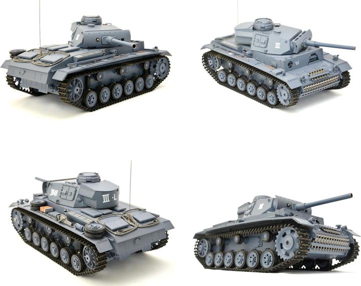 Produktbild Es-toys Heng Long RC Panzer Kampfwagen III, 1:16 (RTR Ready-to-Run)