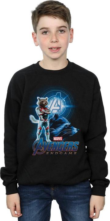 Produktbild Jungen Avengers Endgame Rocket Team Anzug Sweatshirt (140, 146)